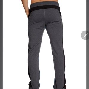Ultra Flex Yoga Track & Yoga Sweat Pant (CHARCOAL w/Black ) $110 Medium